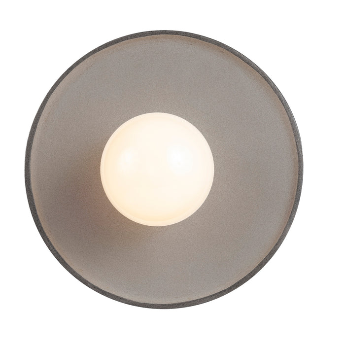 Justice Designs CER-6325-ANTS-MBLK-BKCD One Light Pendant, Antique Silver