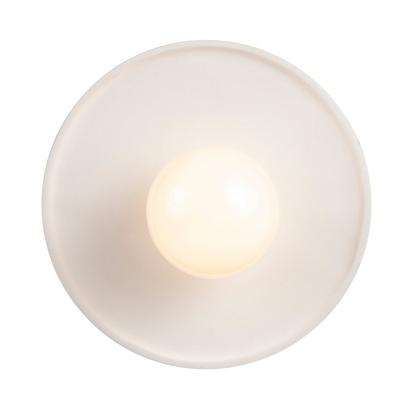 Justice Designs CER-6325-MAT-MBLK-BKCD One Light Pendant, Matte White