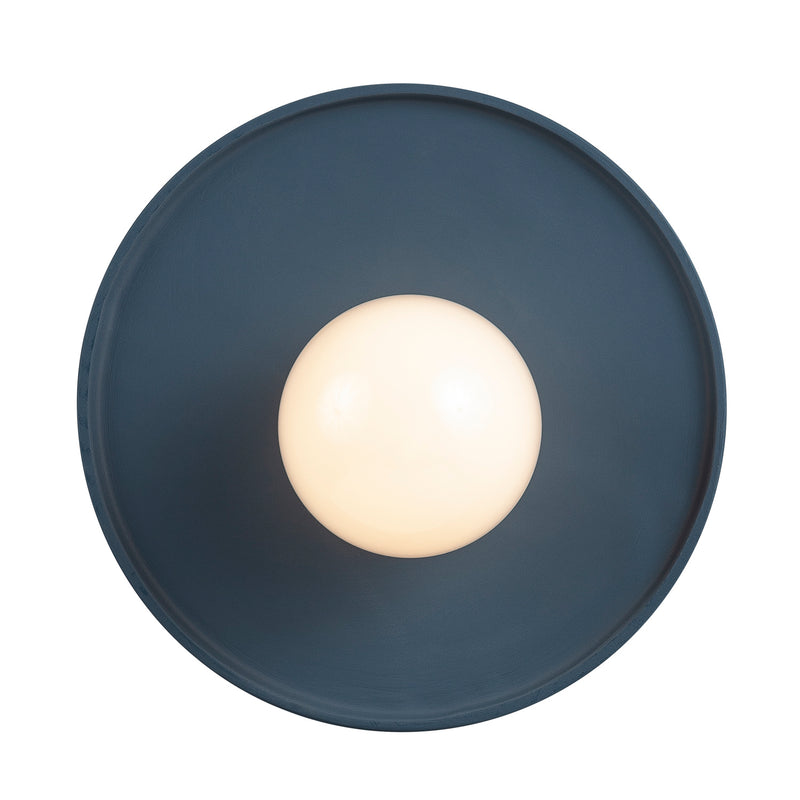 Justice Designs CER-6325-MID-MBLK-BKCD One Light Pendant, Midnight Sky