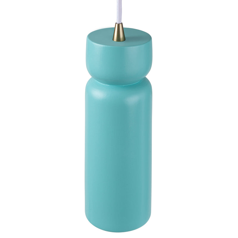 Justice Designs CER-6510-RFPL-ABRS-WTCD One Light Pendant, Reflecting Pool