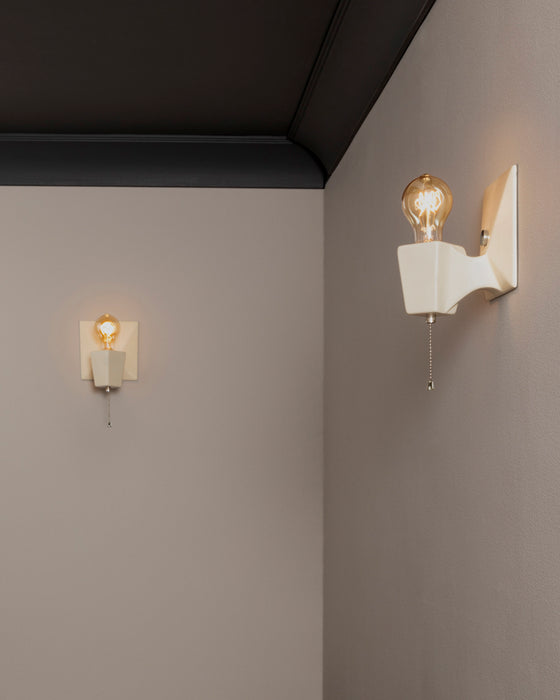Justice Designs CER-7011-MAT-NCKL One Light Wall Sconce, Matte White