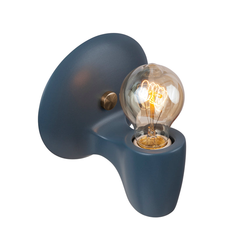 Justice Designs CER-7021-MID-BRSS One Light Wall Sconce, Midnight Sky