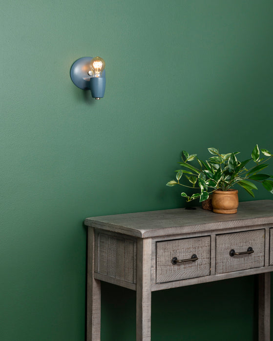 Justice Designs CER-7021-MID-NCKL One Light Wall Sconce, Midnight Sky