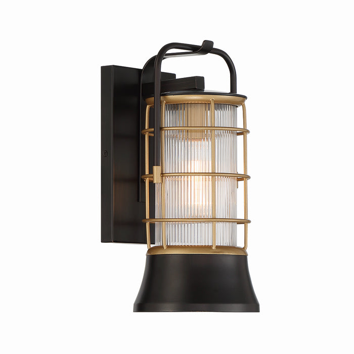 Eurofase 44262-013 One Light Lantern, Gold-Black