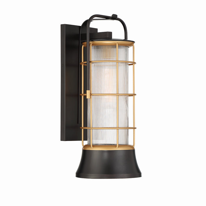 Eurofase 44264-017 One Light Lantern, Gold-Black