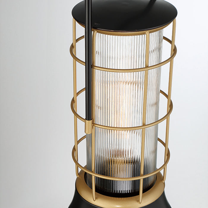Eurofase 44265-014 One Light Lantern, Gold-Black