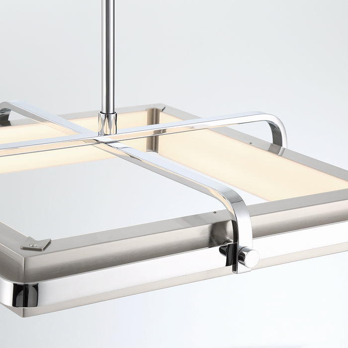 Eurofase 43883-011 LED Chandelier, Chrome