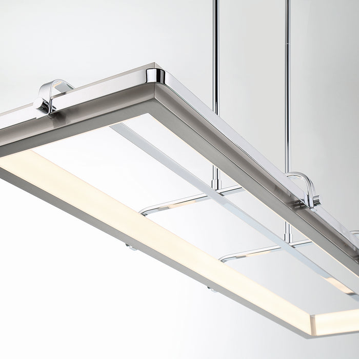 Eurofase 44822-019 LED Chandelier, Chrome