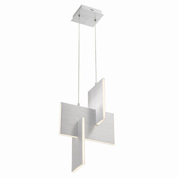 Eurofase 37347-035 LED Pendant, Silver