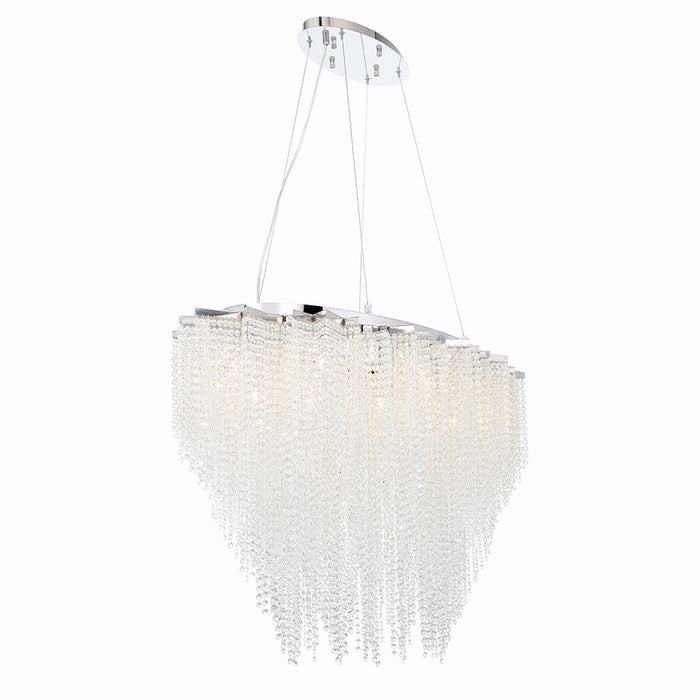 Eurofase 43884-018 18 Light Chandelier, Chrome