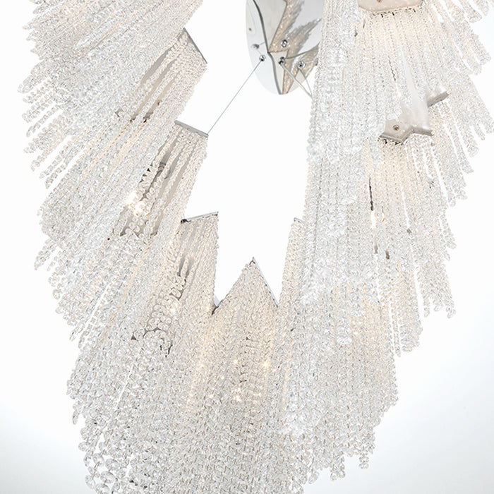 Eurofase 43884-018 18 Light Chandelier, Chrome