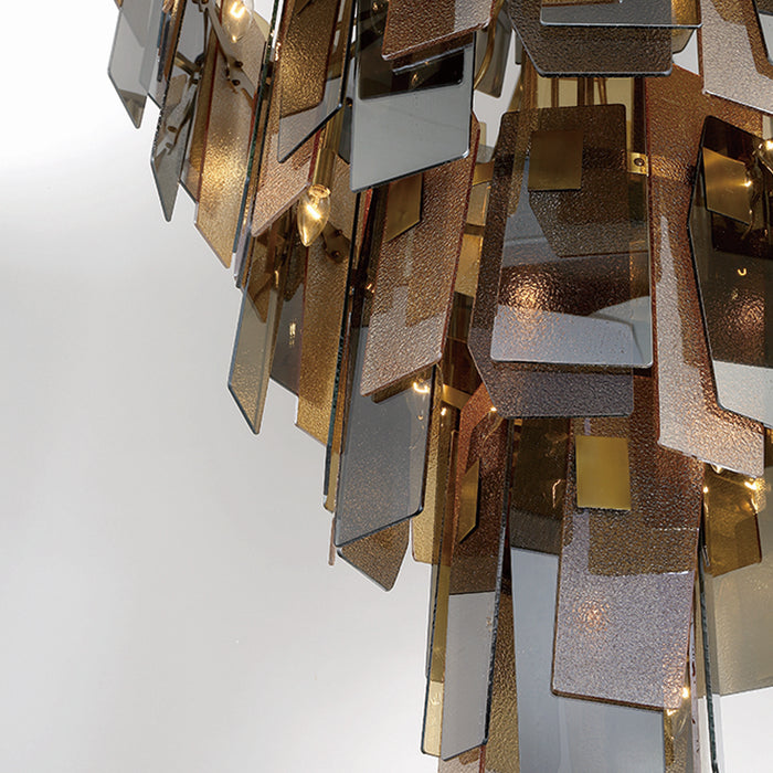 Eurofase 43873-012 39 Light Chandelier, Brass