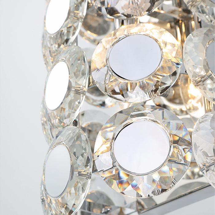Eurofase 44283-018 Two Light Wall Sconce, Chrome