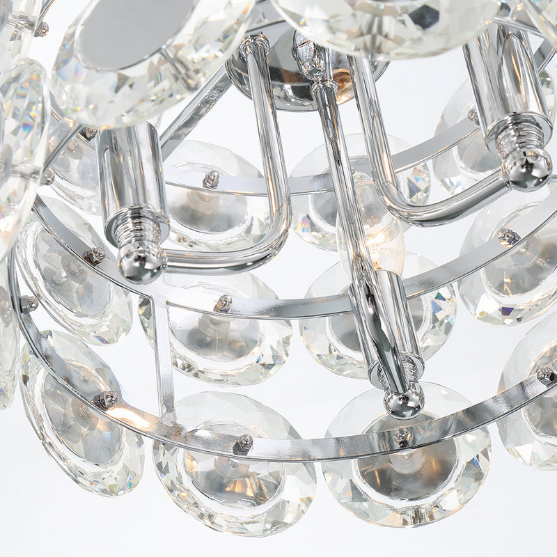 Eurofase 44284-015 Three Light Chandelier, Chrome