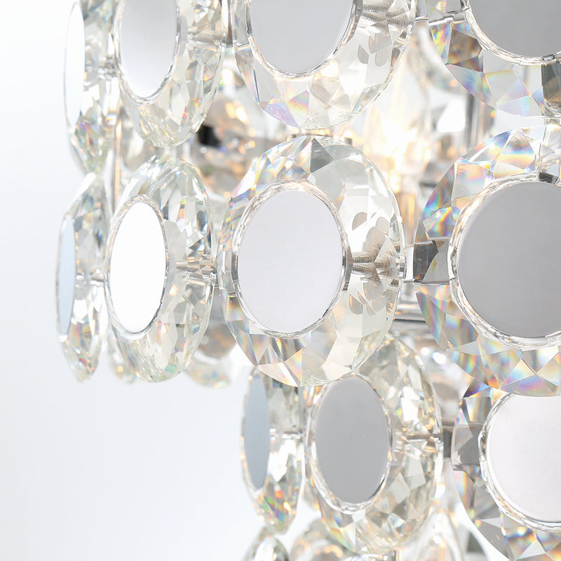 Eurofase 44289-010 24 Light Chandelier, Chrome