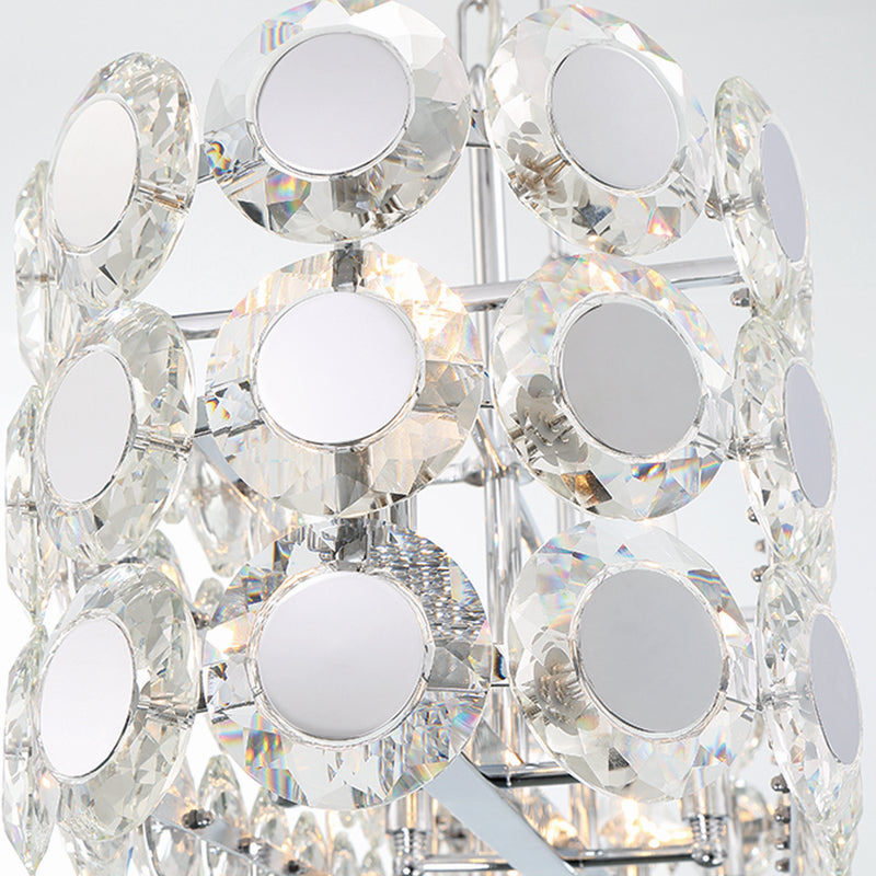 Eurofase 44287-016 Eight Light Chandelier, Chrome
