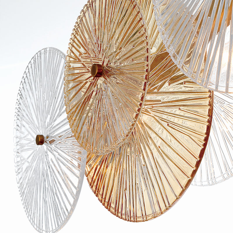 Eurofase 44570-019 Eight Light Chandelier, Gold