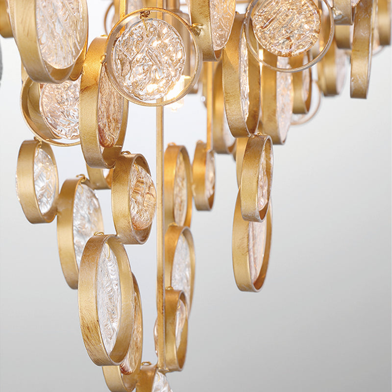 Eurofase 34031-022 12 Light Chandelier, Gold