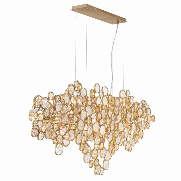 Eurofase 34032-027 15 Light Chandelier, Gold