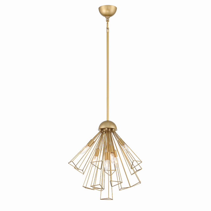 Eurofase 43862-028 Seven Light Pendant, Gold