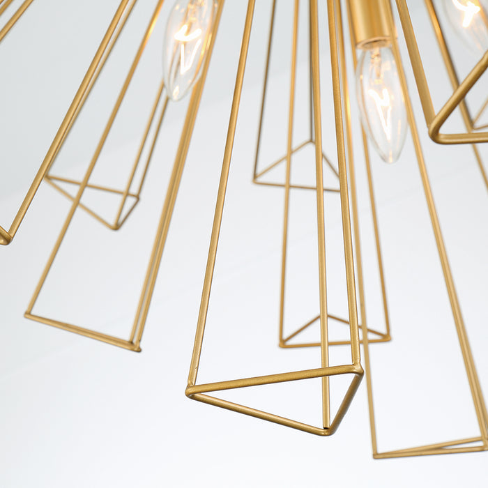 Eurofase 43863-027 13 Light Chandelier, Gold