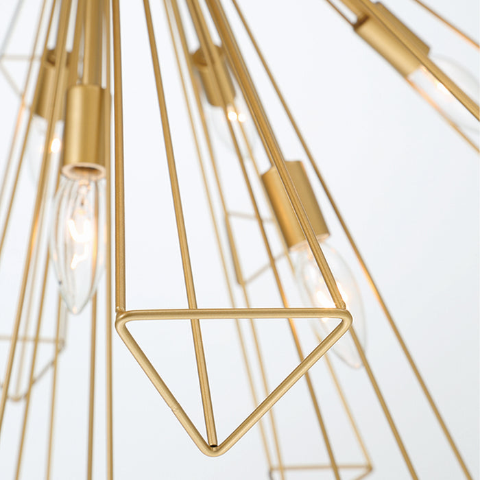 Eurofase 43863-027 13 Light Chandelier, Gold