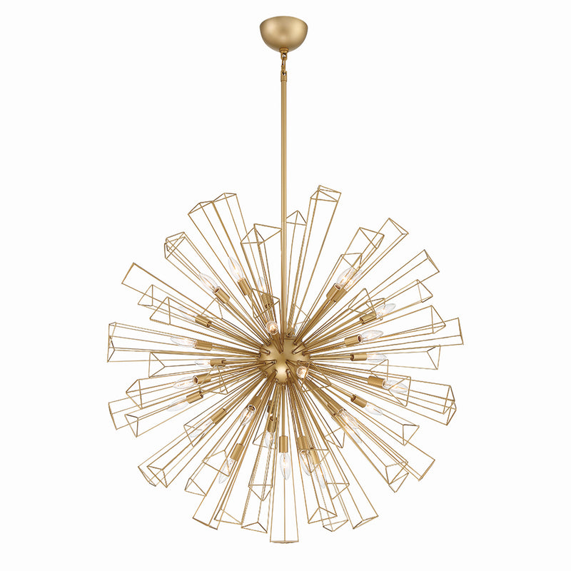 Eurofase 43864-024 29 Light Chandelier, Gold