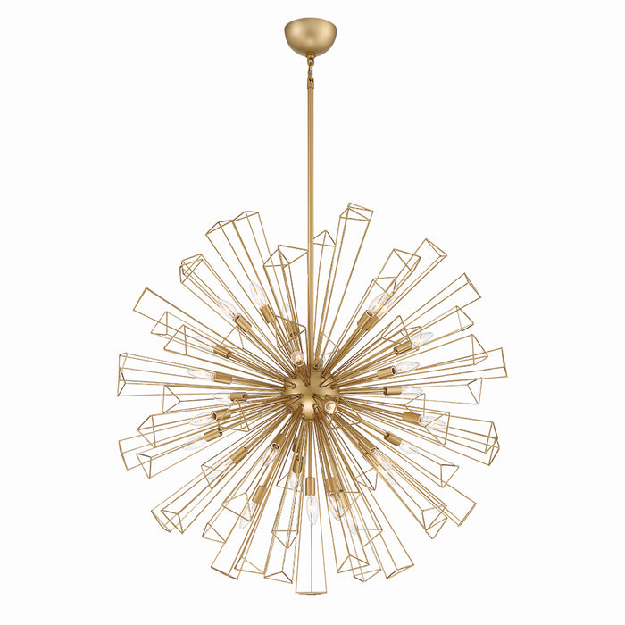 Eurofase 43864-024 29 Light Chandelier, Gold