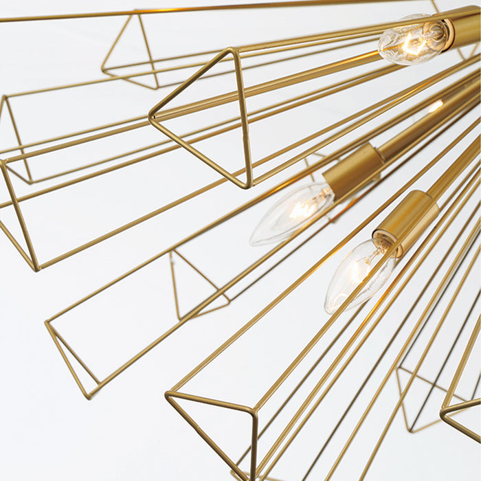 Eurofase 43864-024 29 Light Chandelier, Gold