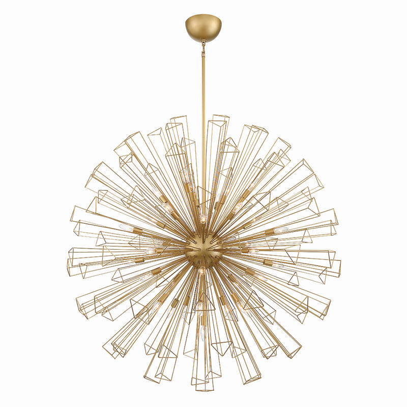 Eurofase 43865-025 35 Light Chandelier, Gold
