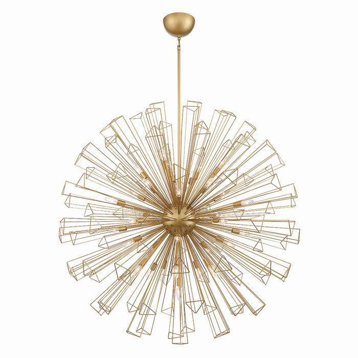 Eurofase 43865-025 35 Light Chandelier, Gold