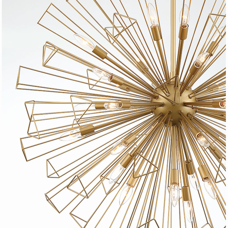 Eurofase 43865-025 35 Light Chandelier, Gold