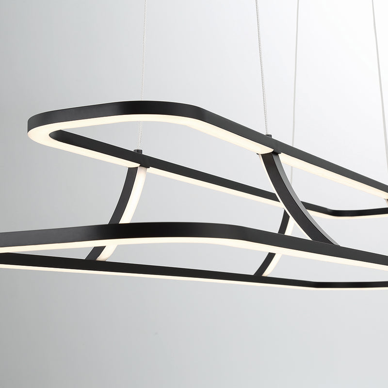 Eurofase 43877-010 LED Chandelier, Black