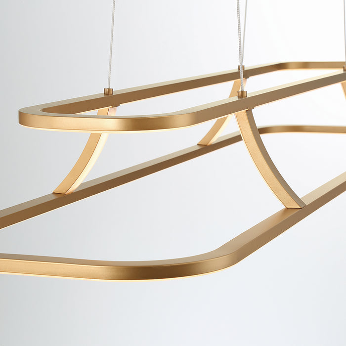 Eurofase 43877-027 LED Chandelier, Gold