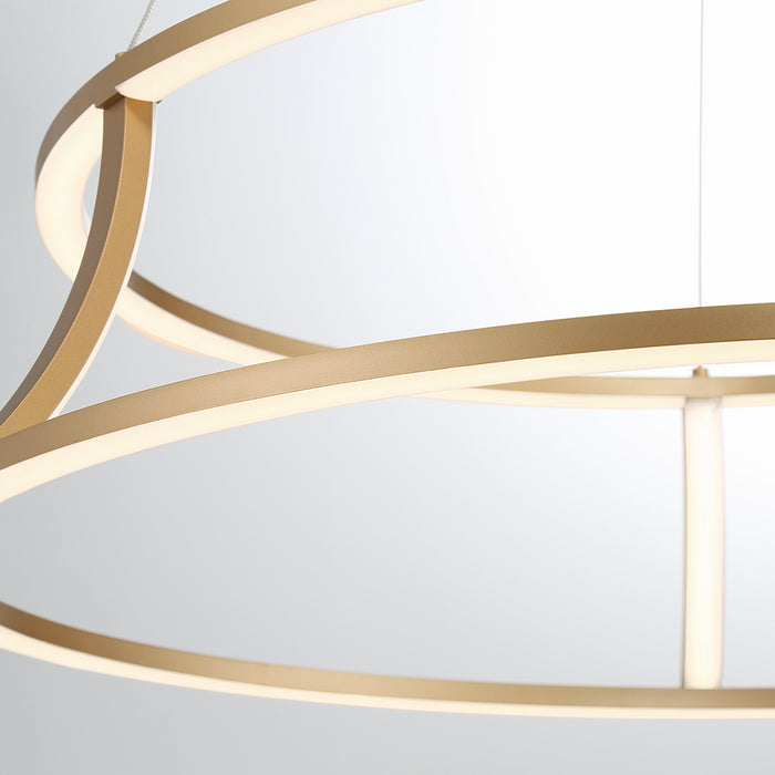 Eurofase 43886-029 LED Chandelier, Gold