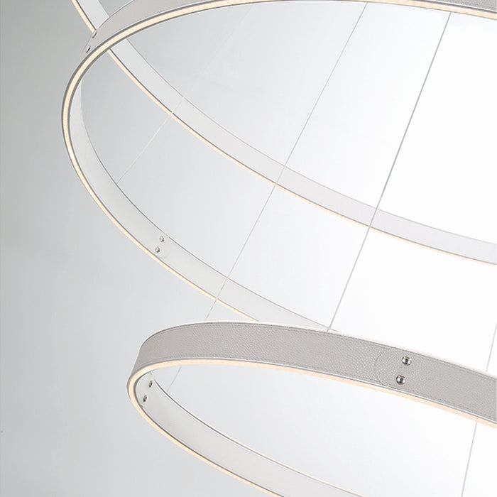 Eurofase 43900-039 LED Chandelier, Grey