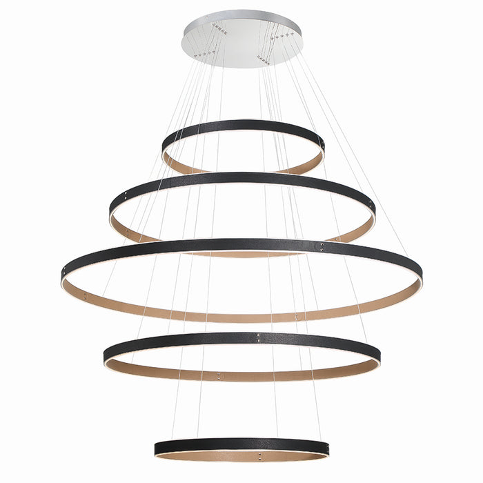Eurofase 43901-012 LED Chandelier, Black