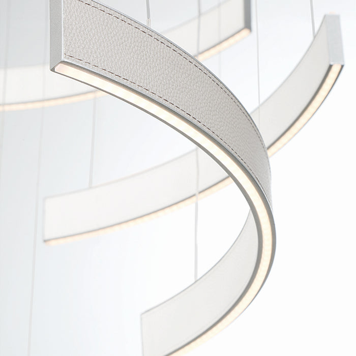 Eurofase 43902-038 LED Chandelier, Grey