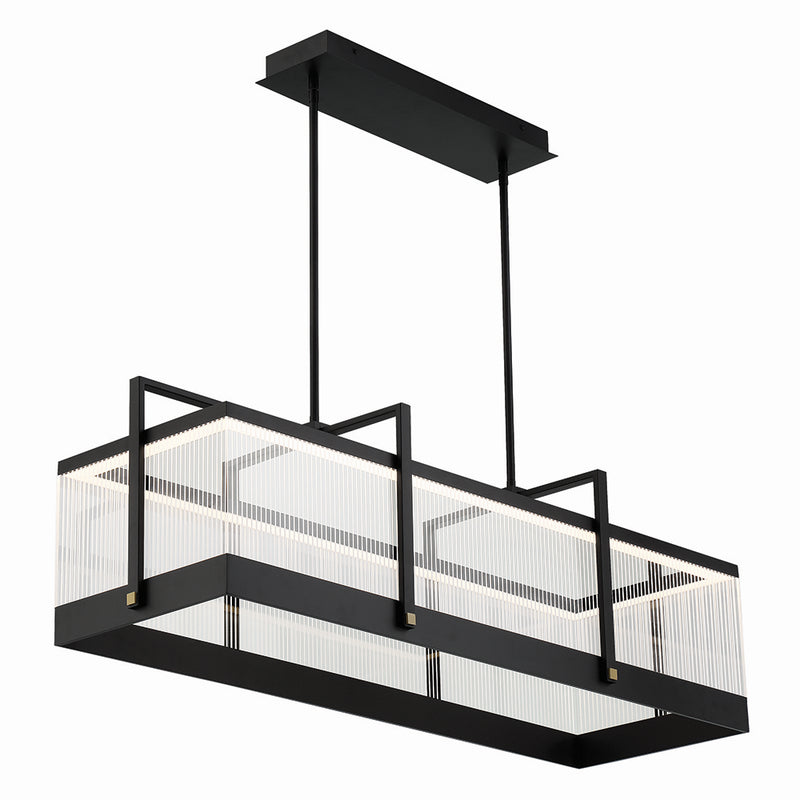 Eurofase 44255-015 LED Chandelier, Black