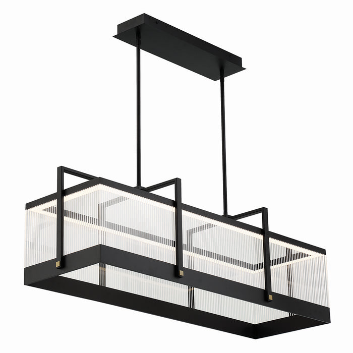 Eurofase 44255-015 LED Chandelier, Black