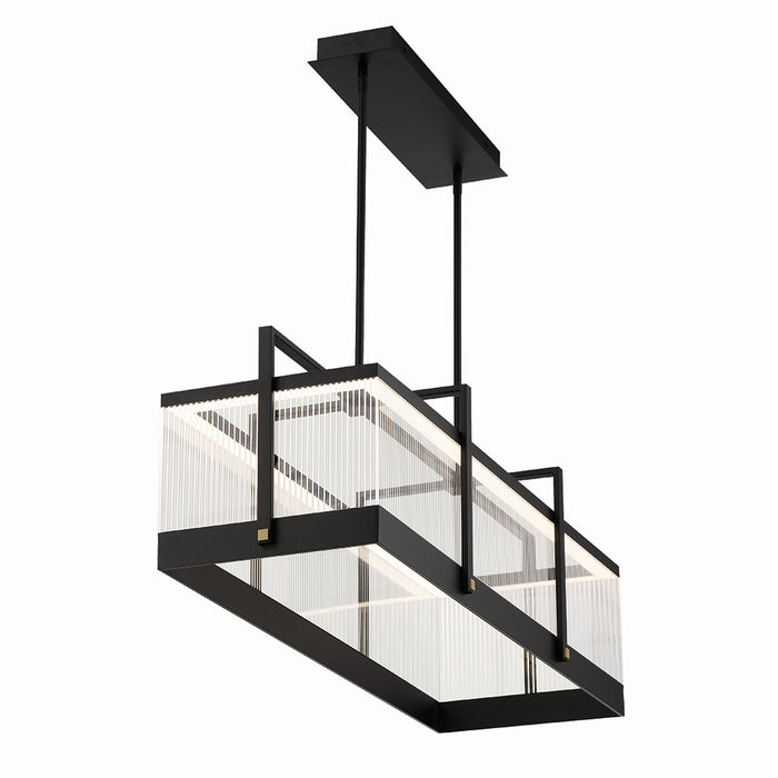 Eurofase 44255-015 LED Chandelier, Black