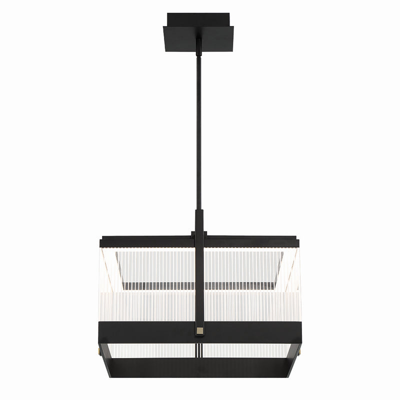 Eurofase 44256-012 LED Chandelier, Black