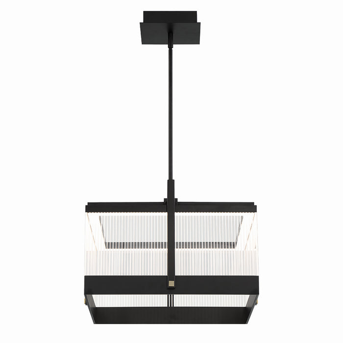 Eurofase 44256-012 LED Chandelier, Black