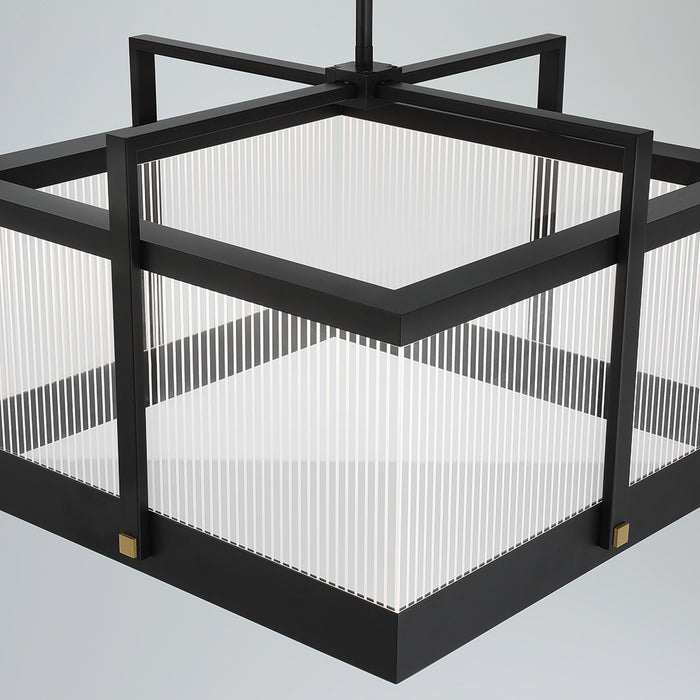 Eurofase 44256-012 LED Chandelier, Black