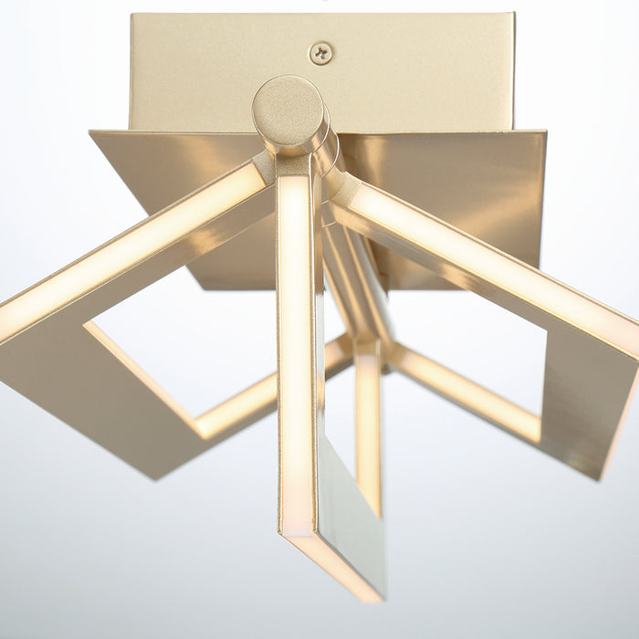 Eurofase 44075-026 LED Wall Sconce, Gold