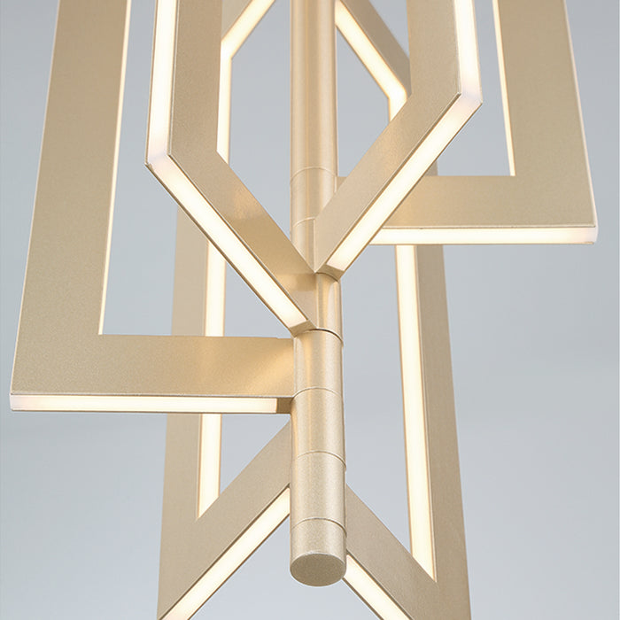 Eurofase 44076-023 LED Chandelier, Gold