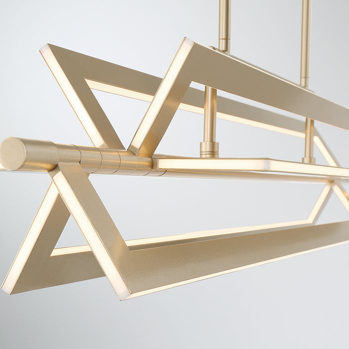 Eurofase 44077-020 LED Chandelier, Gold