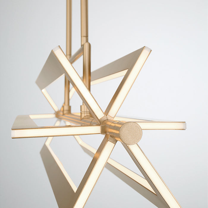 Eurofase 44077-020 LED Chandelier, Gold