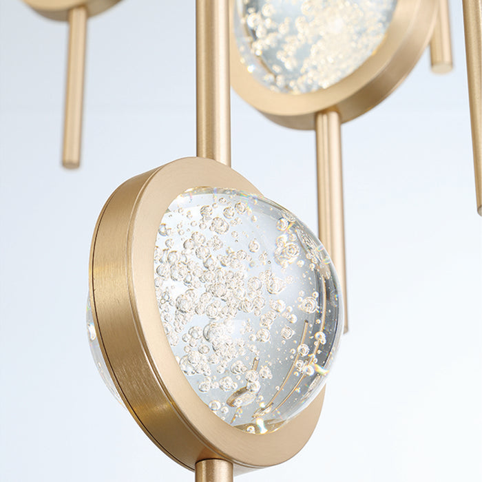 Eurofase 43890-026 LED Chandelier, Gold