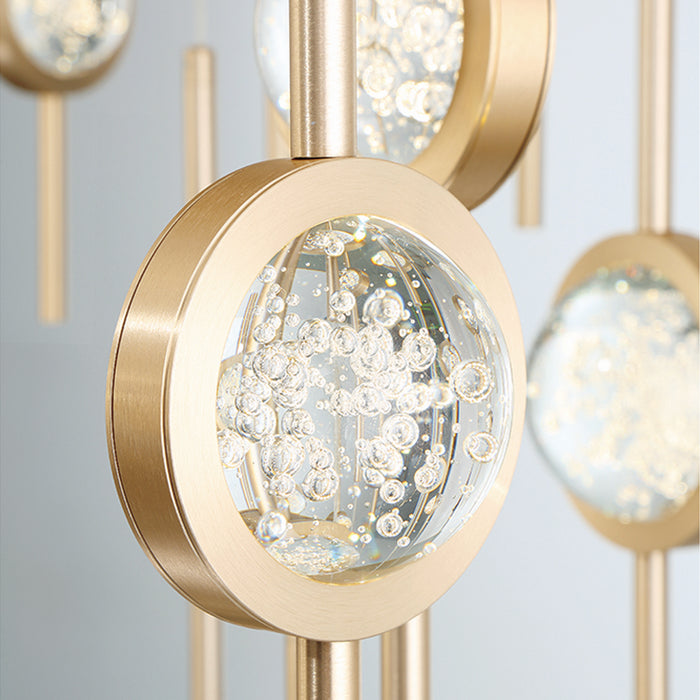 Eurofase 43890-026 LED Chandelier, Gold
